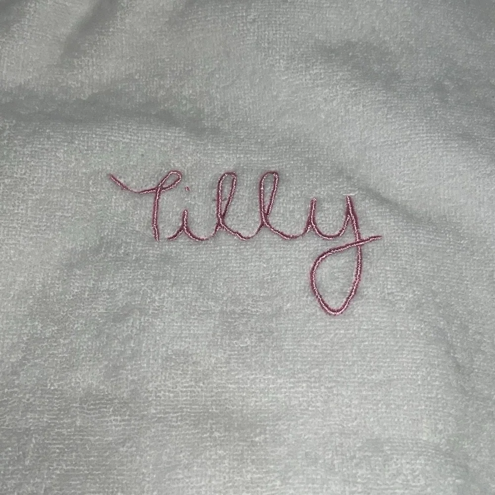 Pottery Barn Kids‎ Critter Plush Kid Hooded Towel Collection Unicorn Engraved